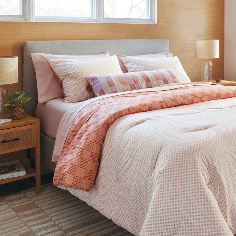Threshold Boho Reversible Printed Comforter & Sham Set Bronze - Threshold Twin